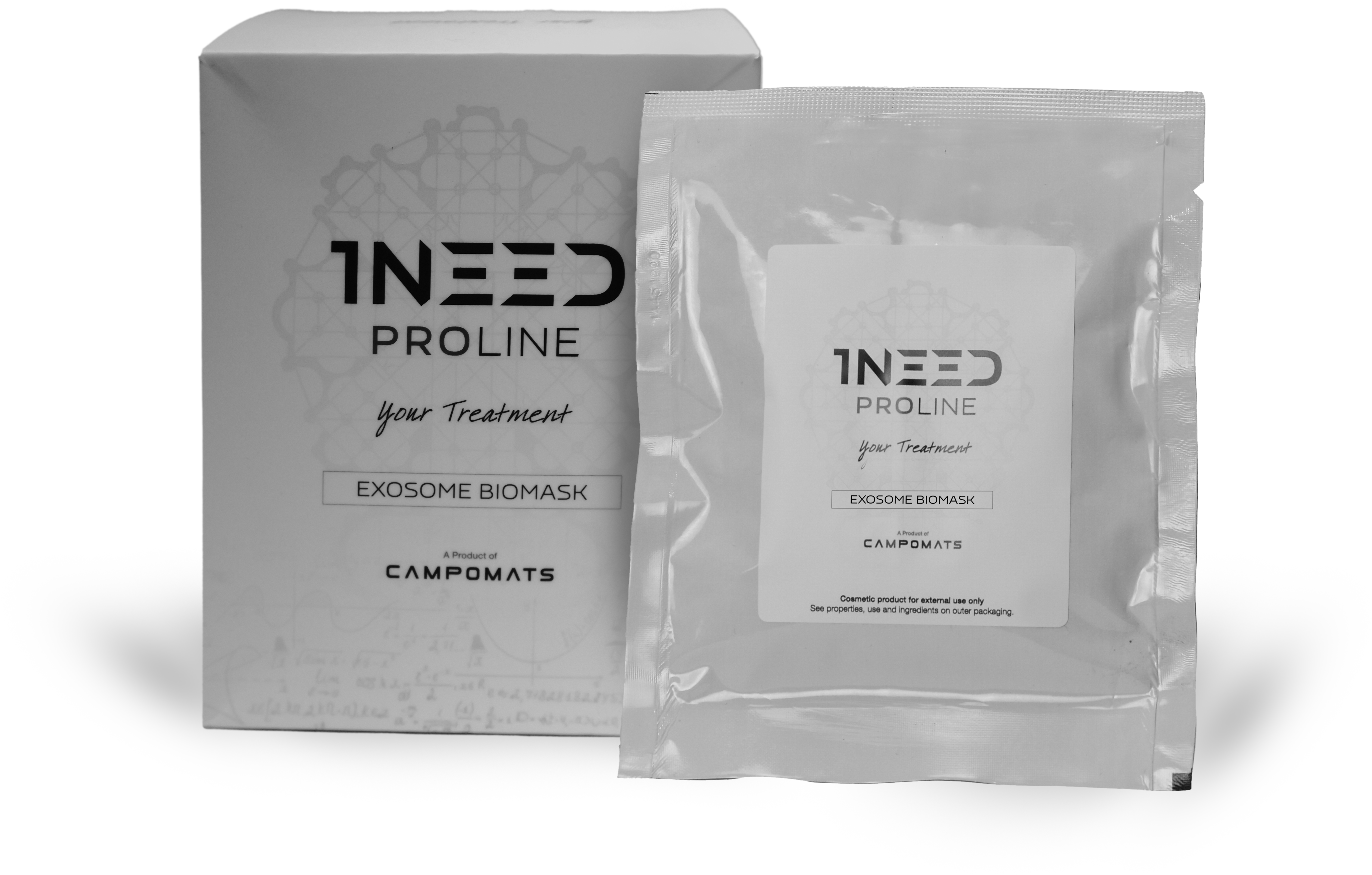 maschera viso di esosomi