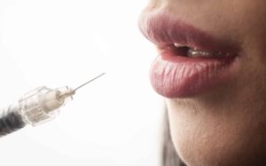 Lips injection.